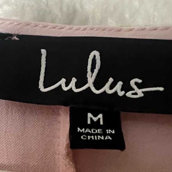 Lulus As Always Pink Satin balloon sleeve Mini Dress - Picture 10 of 10